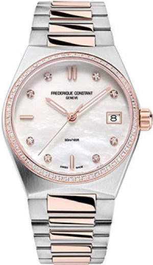Швейцарские наручные женские часы FC-240MPWD2NHD2B. Коллекция Highlife Frederique Constant