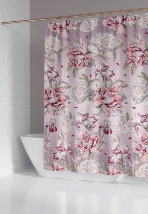 Штора для ванной Mia Cara 180х180. Цвет: розовый