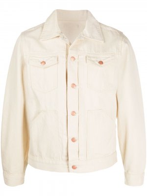 Джинсовая куртка на пуговицах Mackintosh. Цвет: белый