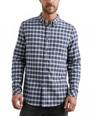 Рубашка Reid с длинными рукавами и пуговицами спереди , цвет Blue Rails