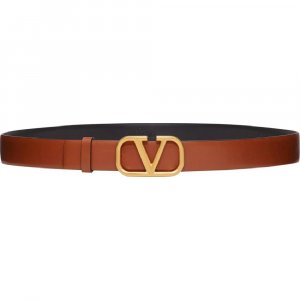 Ремень V Logo Signature, коричневый Valentino