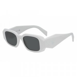Солнцезащитные очки 142-5S0 145 3N, белый Prada. Цвет: белый/белая
