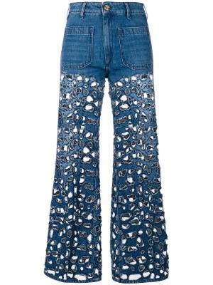 Расклешенные джинсы с вырезным дизайном The Seafarer