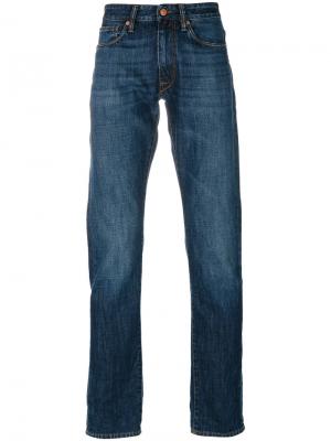 Прямые джинсы Incotex. Цвет: синий