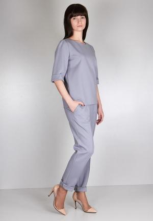 Комплект блуза и брюки Marina Rimer. Цвет: фиолетовый