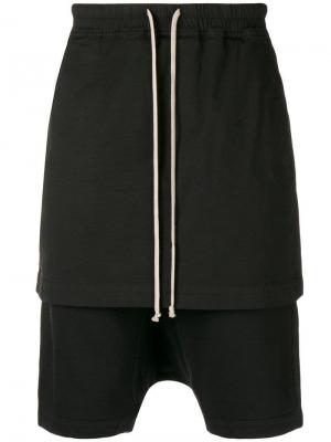 Спортивные шорты Rick Owens DRKSHDW. Цвет: черный