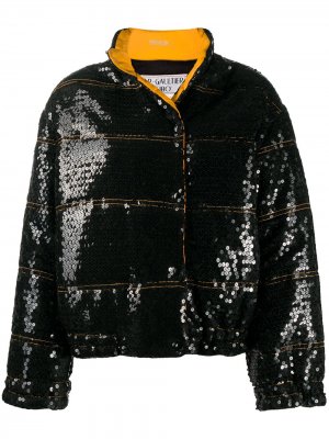Пальто 1990-х годов с пайетками Jean Paul Gaultier Pre-Owned. Цвет: черный