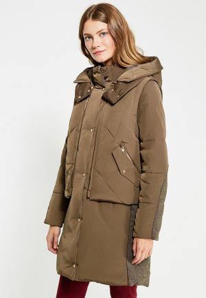 Комплект жилет и куртка H:Connect. Цвет: коричневый