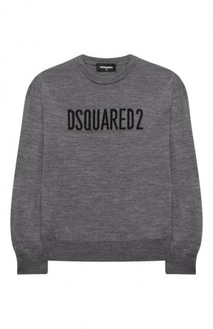 Пуловер Dsquared2. Цвет: серый