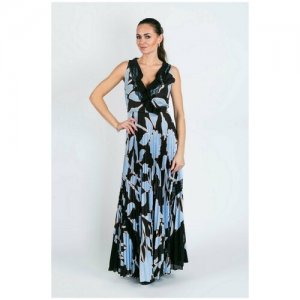 Платье,Beatrice_b,голубой_черный,Арт.B6548 (40) BEATRICE. Цвет: голубой/черный