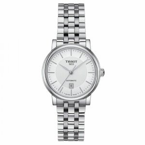 Наручные часы T1222071103100, серебряный, белый TISSOT. Цвет: серебристый/белый