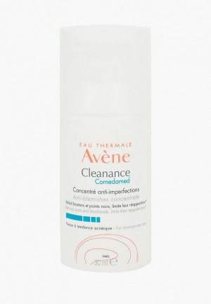 Гель для лица Avene концентрат проблемной кожи склонной к акне CLEANANCE COMEDOMED, 30 мл. Цвет: прозрачный