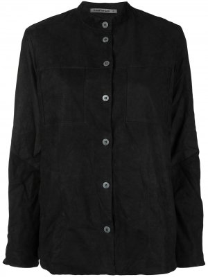 Куртка-рубашка без воротника Transit. Цвет: черный