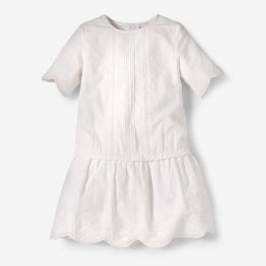 Платье из кружева с вышивкой, 3-12 лет abcd'R. Цвет: белый