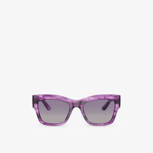 Солнцезащитные очки VO5524S в оправе-подушке из ацетата, фиолетовый Vogue
