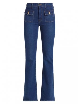 Расклешенные джинсы Brandi с накладными карманами , цвет bedford dark Derek Lam 10 Crosby