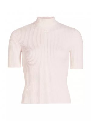 Блузка Reedition в рубчик , цвет pale pink Courreges
