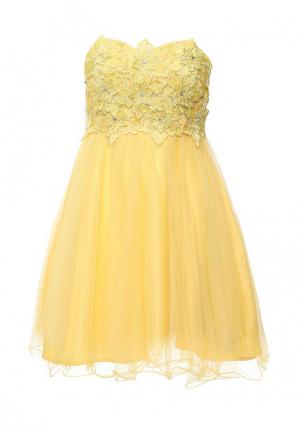 Платье Charm`s CH044EWJAJ44. Цвет: желтый