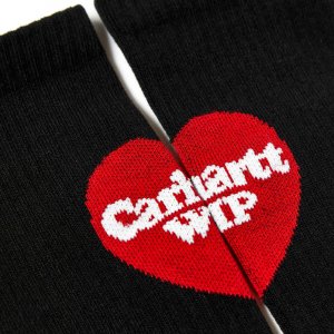 Носки с сердечками , черный Carhartt WIP