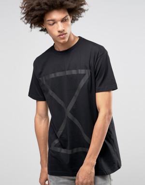 Oversize-футболка Chronology Long Clothing. Цвет: черный