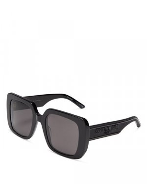 Квадратные солнцезащитные очки Wildior S3U, 55 мм DIOR, цвет Black Dior