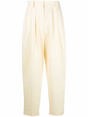 Зауженные брюки с завышенной талией Magda Butrym. Цвет: желтый