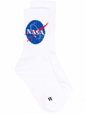 Носки из коллаборации с NASA Balenciaga. Цвет: белый