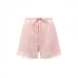 Хлопковые шорты R13. Цвет: розовый