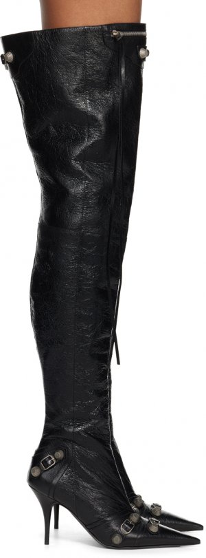 Черные ботинки Cagole Balenciaga