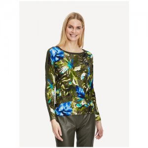Пуловер женский, , артикул: 5662/2946, цвет: хаки (5881), размер: 48 Betty Barclay. Цвет: зеленый/хаки