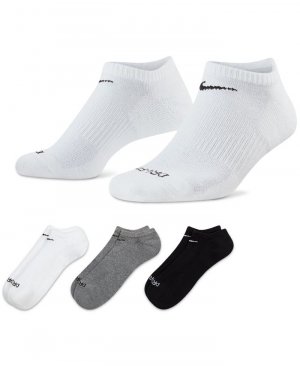 Мужские носки-неявки на каждый день с подушками для тренировок, 3 пары , цвет Multicolor Nike