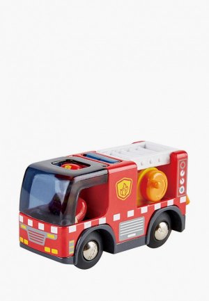 Игрушка Hape Пожарная машина с сиреной. Цвет: разноцветный