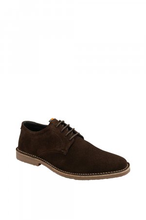 Замшевые туфли 'Rydal' на шнуровке, коричневый Frank Wright