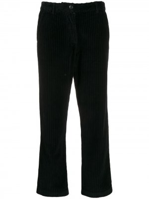 Укороченные вельветовые брюки Woolrich. Цвет: черный