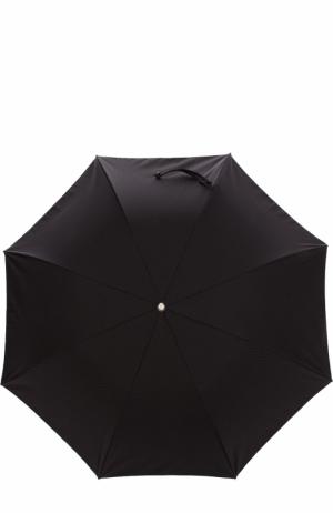 Складной зонт Ermenegildo Zegna. Цвет: черный