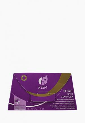 Сыворотка для волос Keen восстанавливающая, с REPAIR HAIR COMPLEX, 7 x 5 мл. Цвет: прозрачный