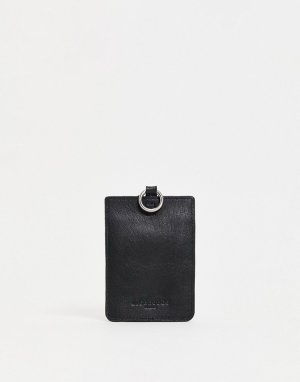 Кожаный кошелек для пластиковых карт -Черный Urbancode