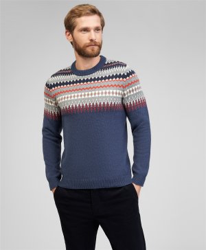 Пуловер трикотажный KWL-0857 LNAVY HENDERSON. Цвет: синий