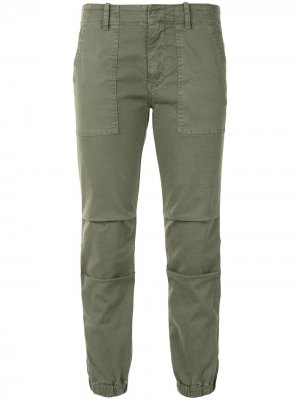 Укороченные брюки в стиле милитари Nili Lotan. Цвет: зеленый