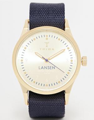 Часы с темно-синим ремешком Lansen Triwa