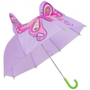 Зонт детский Бабочка, 46 см 53574 Mary Poppins. Цвет: фиолетовый