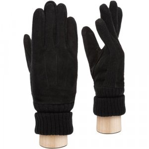 Перчатки зимние, натуральная замша, подкладка, размер XS, черный Modo Gru. Цвет: черный/black