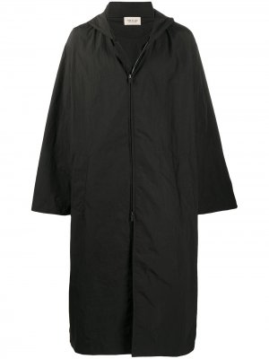 Пальто с капюшоном и логотипом Fear Of God. Цвет: черный