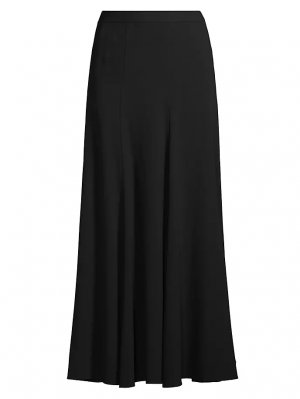 Плиссированная макси-юбка березового цвета , черный Kobi Halperin