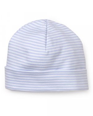 Полосатая шапка для мальчика – детская , цвет Blue Kissy
