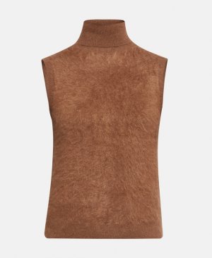 Кашемировый пуловер без рукавов , кэмел Absolut Cashmere