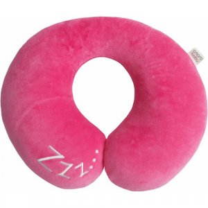 Подушка для шеи , 1 шт., розовый Amarobaby. Цвет: голубой