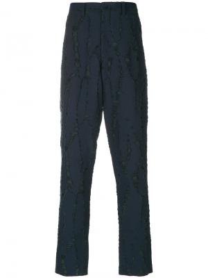 Классические брюки Issey Miyake. Цвет: синий