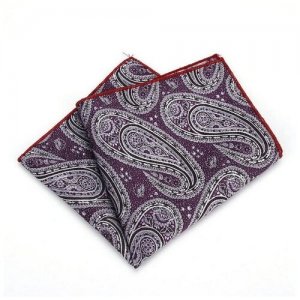 Нагрудный платок , серебряный, фиолетовый 2beMan. Цвет: фиолетовый