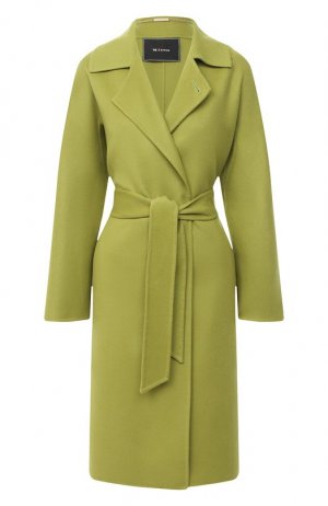 Кашемировое пальто Kiton. Цвет: зелёный